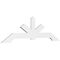 Ekena Millwork Vanguard Architectural Grade PVC Gable Bracket, 96"W x 28"H x 2"D x 6"F, 7/12 Pitch GBP096X28X0206VAN00 - alternate 1
